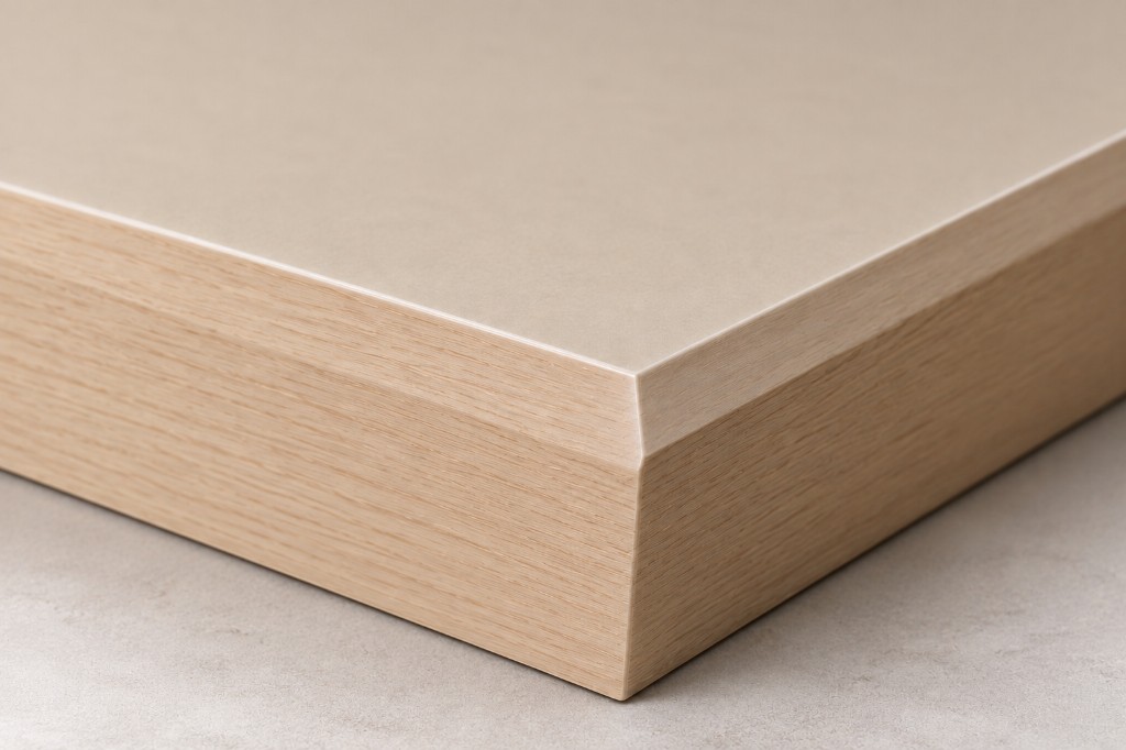 Bevel edge profile